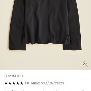 J. Crew Burgundy Girlfriend Tee